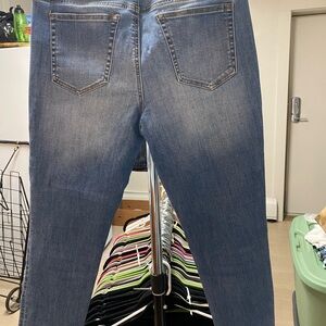 Denim&Co Straight Leg Jeans in Classic Blue